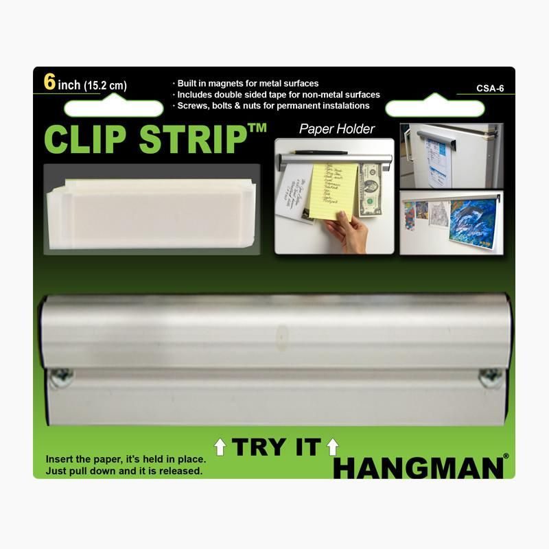 Hangman Clip It Strip – Paper Holder 6 Inch
