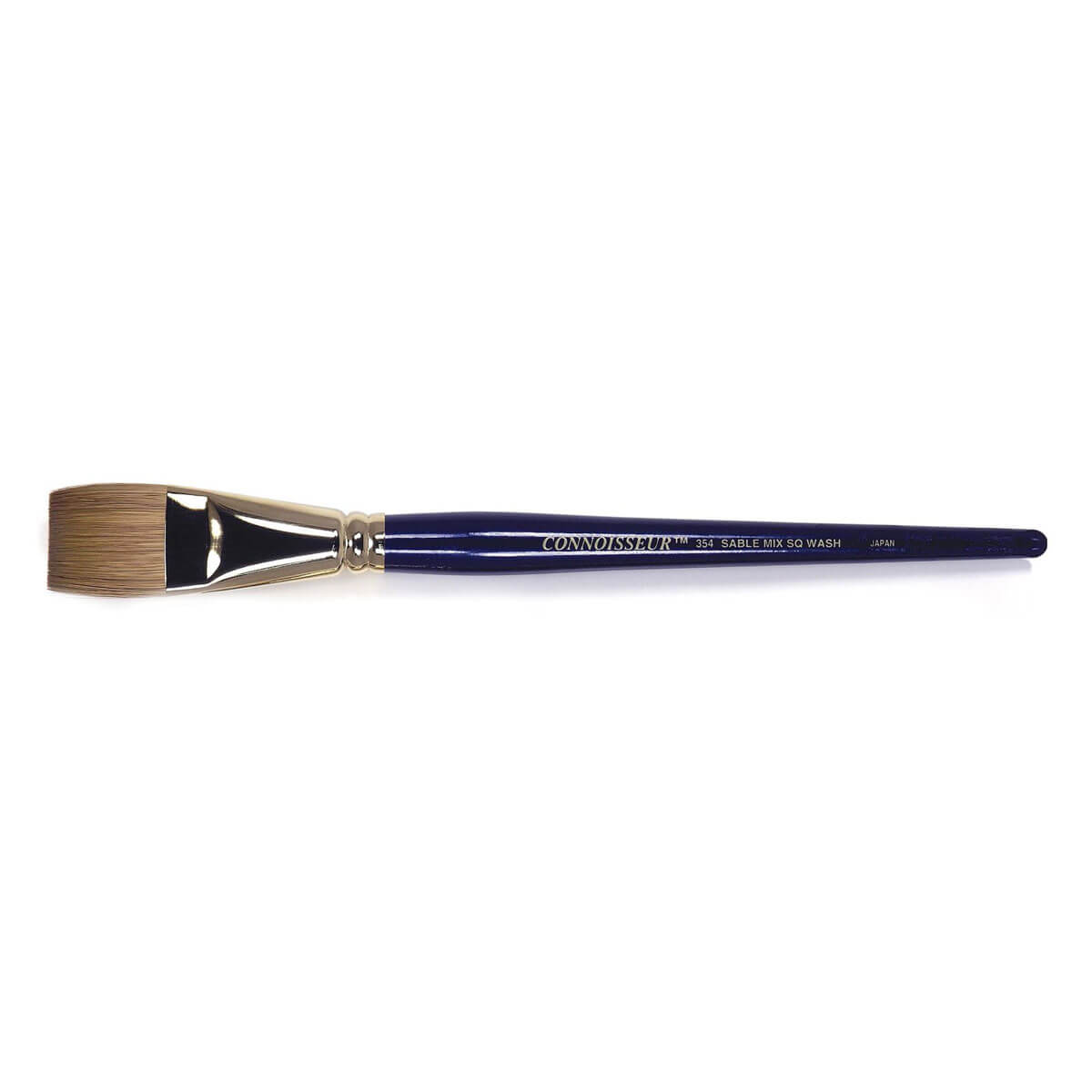 Connoisseur Red Sable/Gold Taklon Mix Square Wash Brush 3/4-in