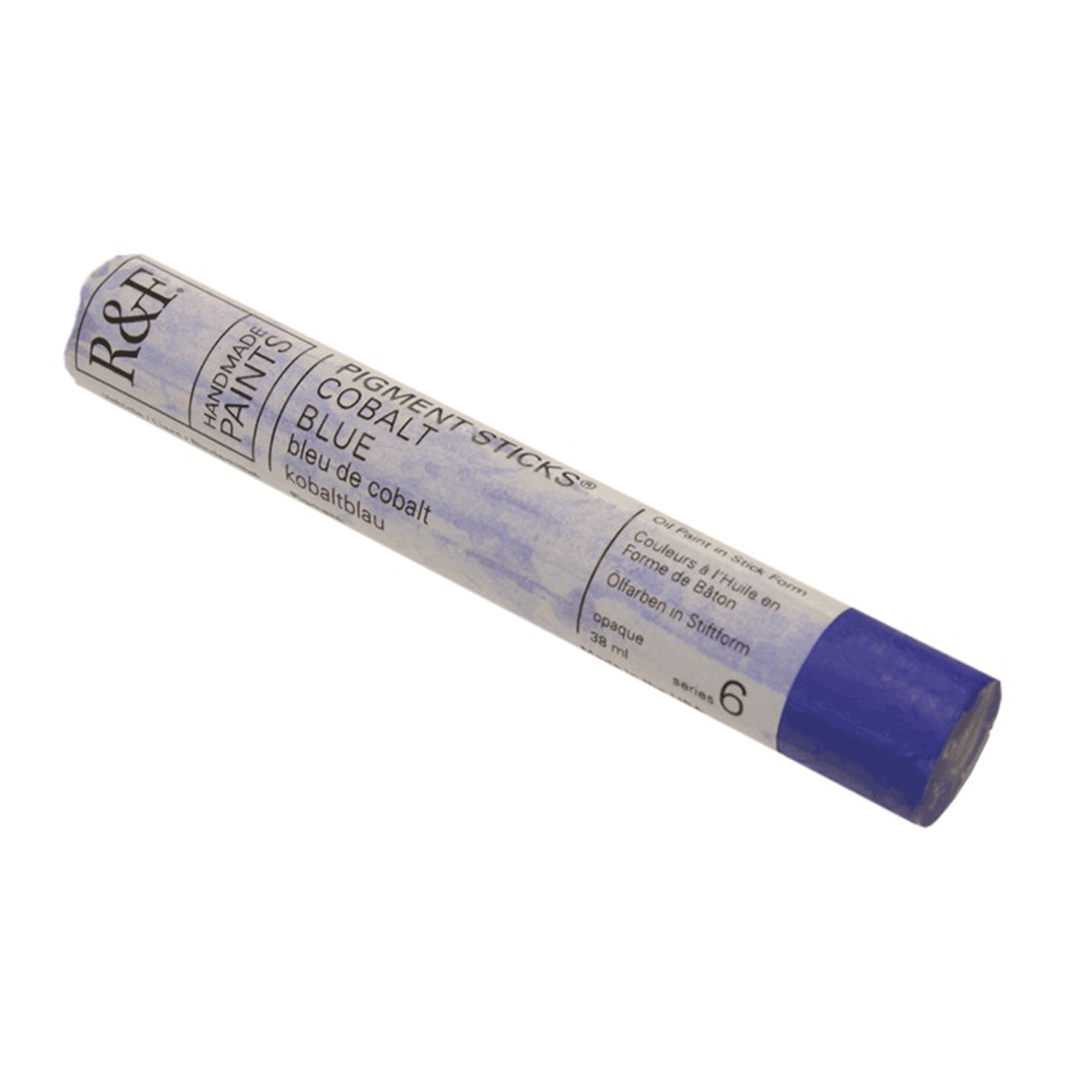 R&F Oil Pigment Stick, Cobalt Blue 38ml