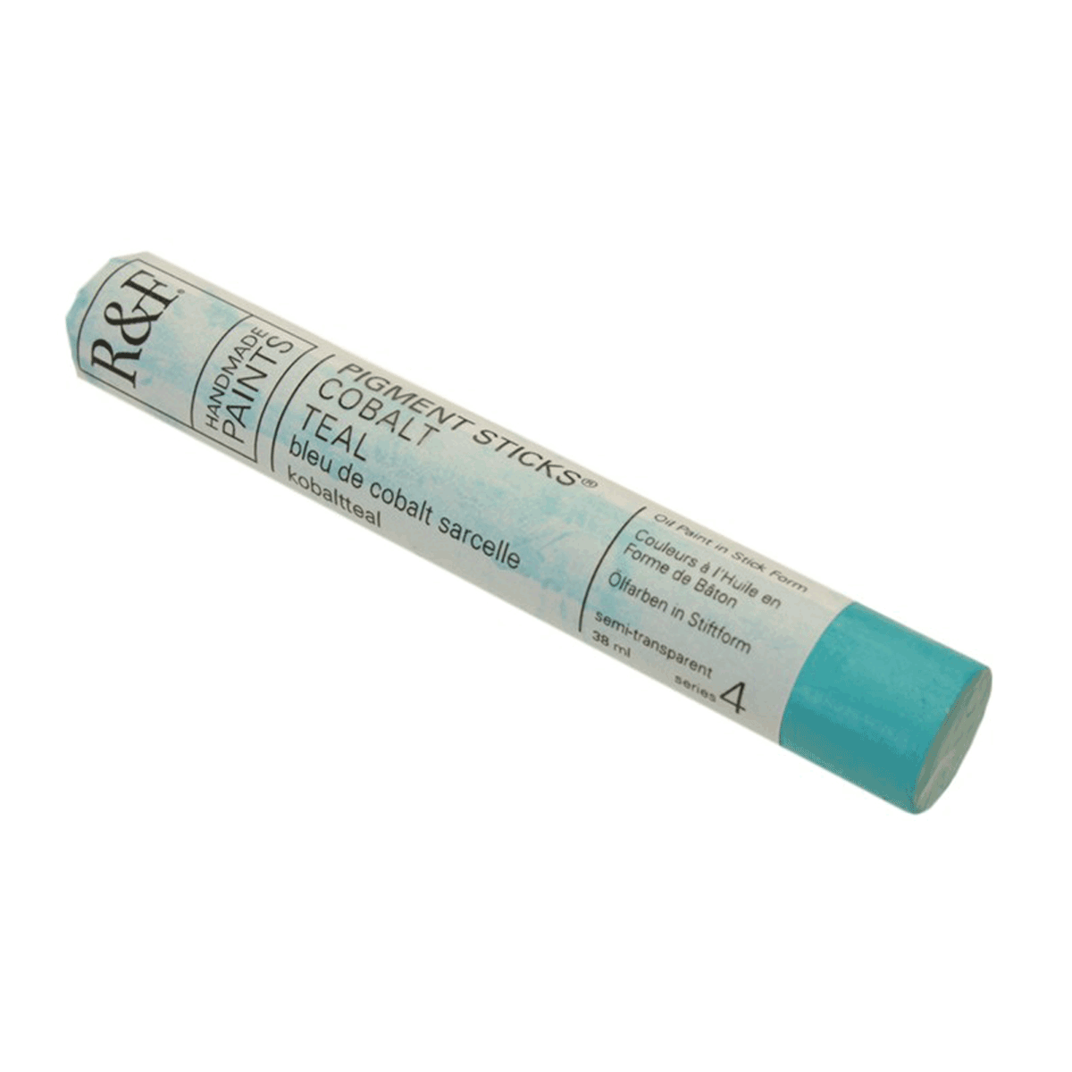 R&F Oil Pigment Stick, Cobalt Teal 38ml