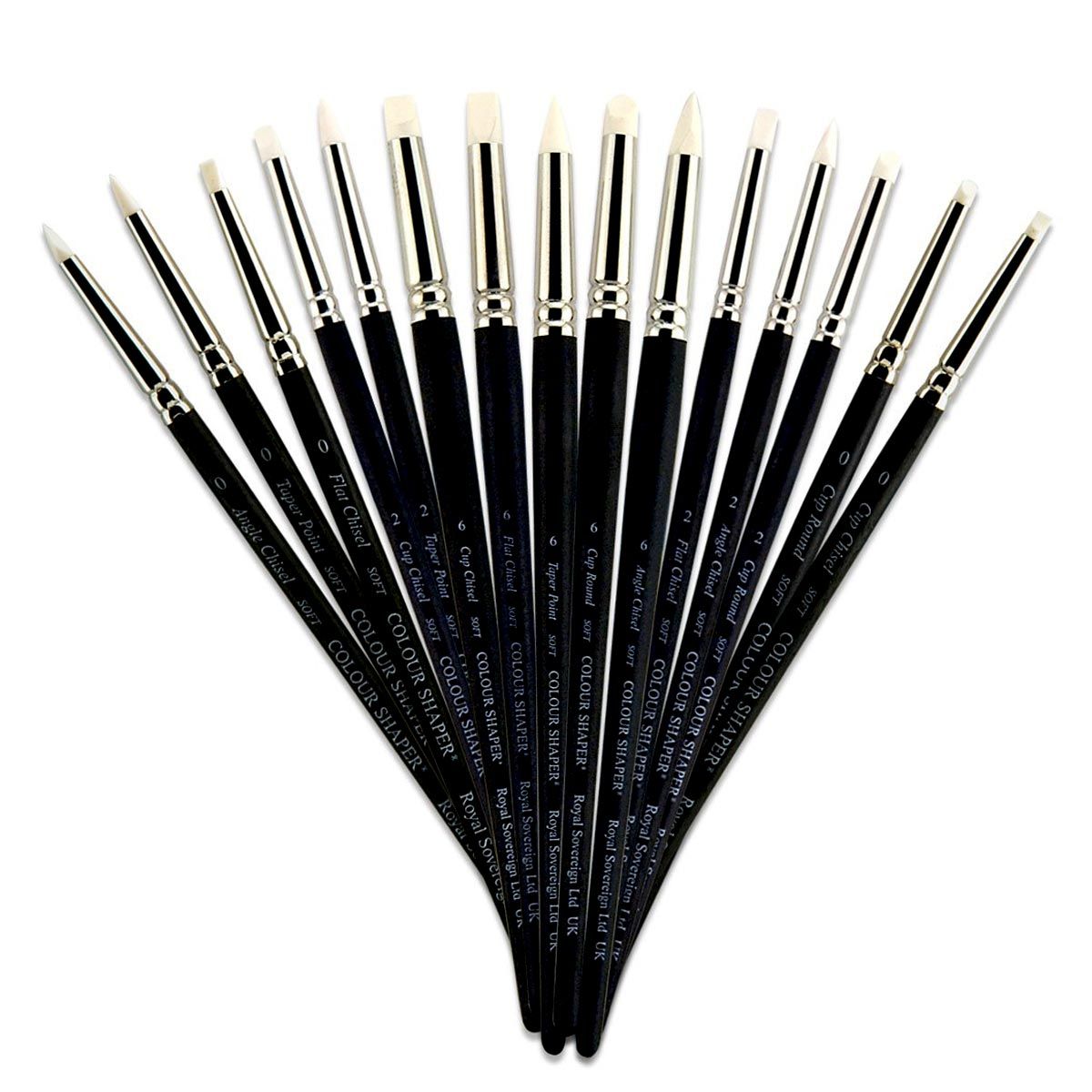Colour Shaper Painting Tools - Soft Ivory Points