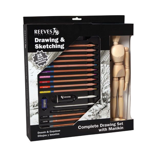 Complete Drawing Set with Manikin