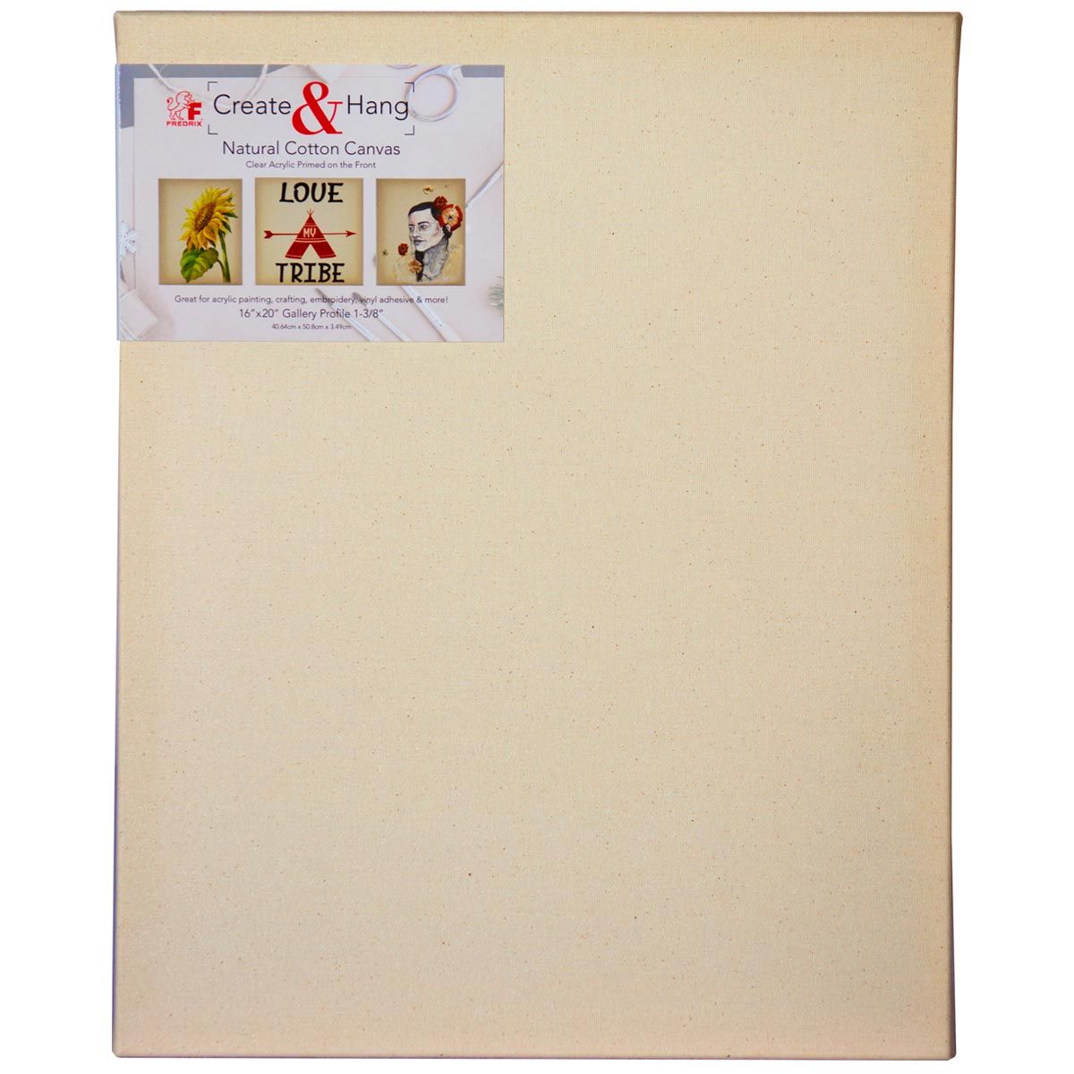 Create & Hang Natural Cotton Canvas 8oz Primed 16 x 20 inches