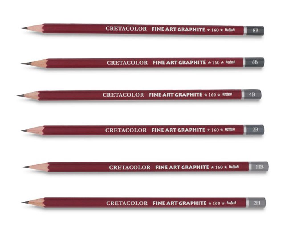 Cretacolor Fine Art Red Graphite Pencil Open Stock