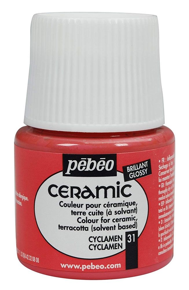 Pebeo Ceramic Paint 45 ml - Cyclamen 31