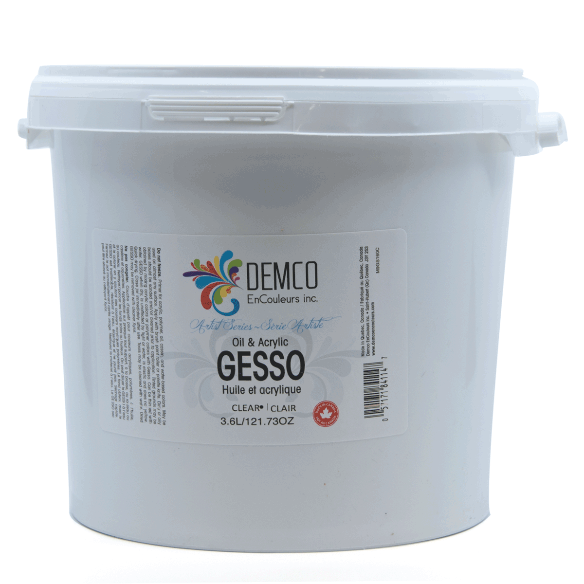 Demco Gesso Artist Series Clear 3.6L (1121.73oz)