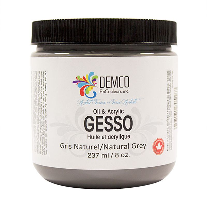 Demco Gesso Artist Series Natural Grey 237 ml (8 oz)