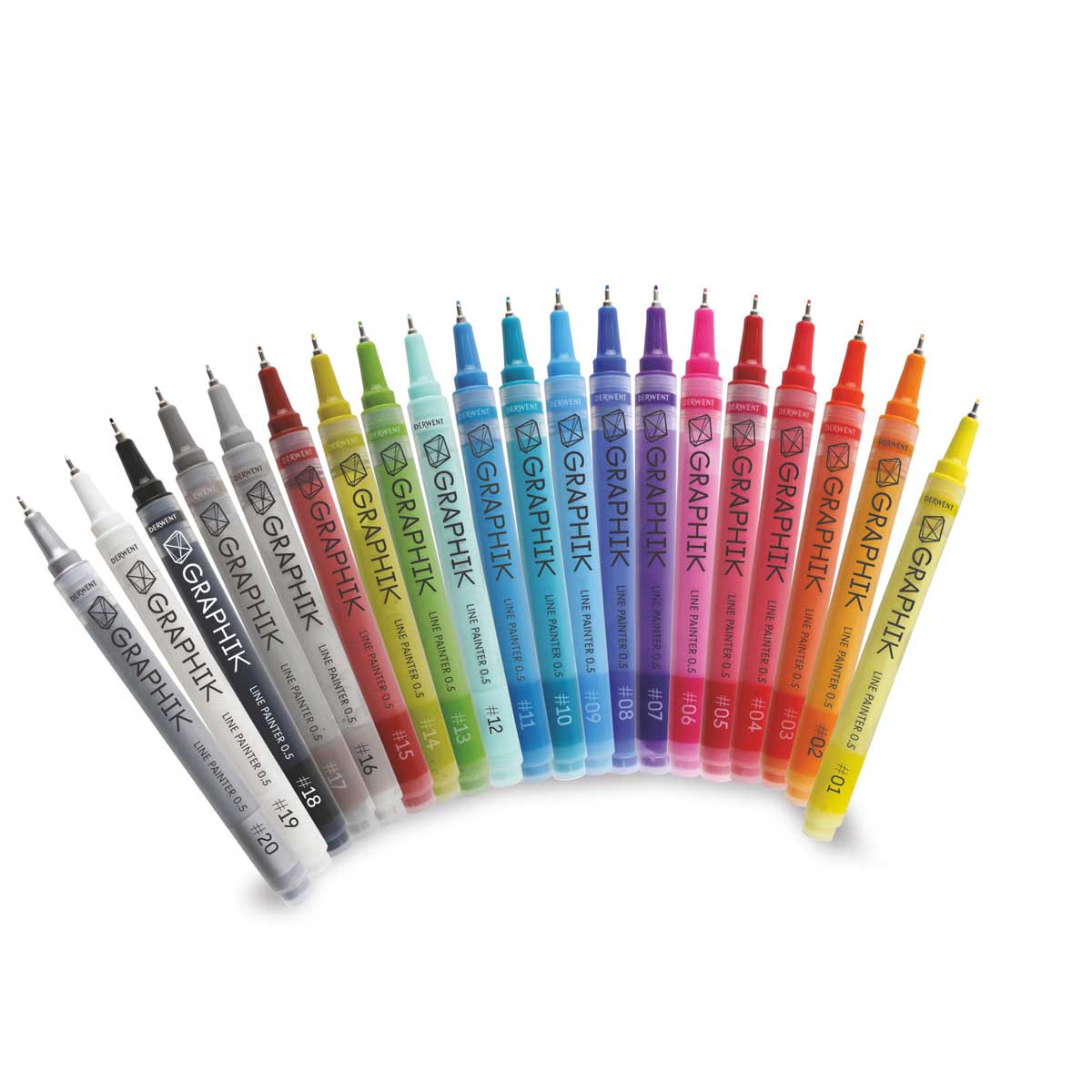 Derwent Graphik Line Painter Coloured Pens