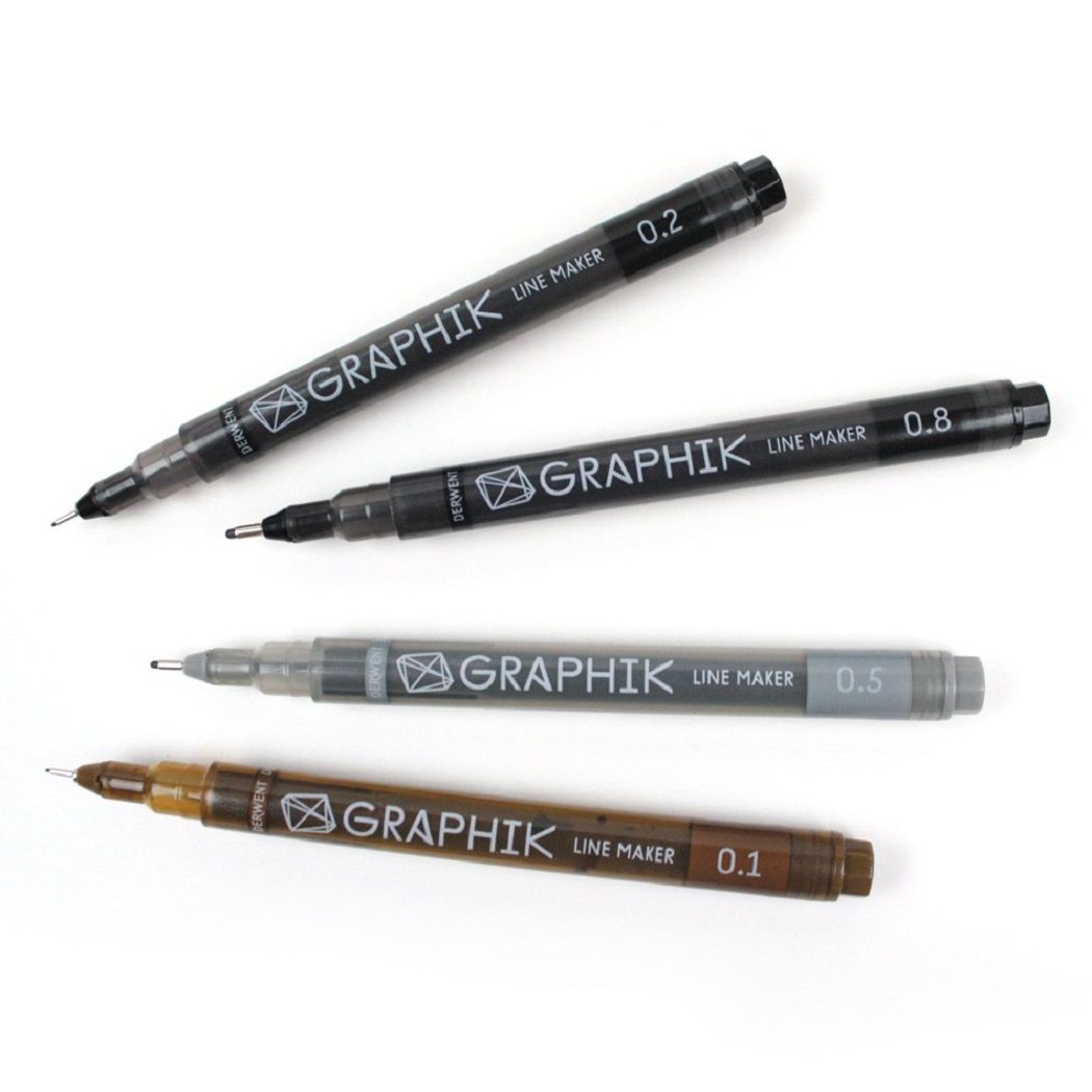 Derwent Graphik Line Marker Pens