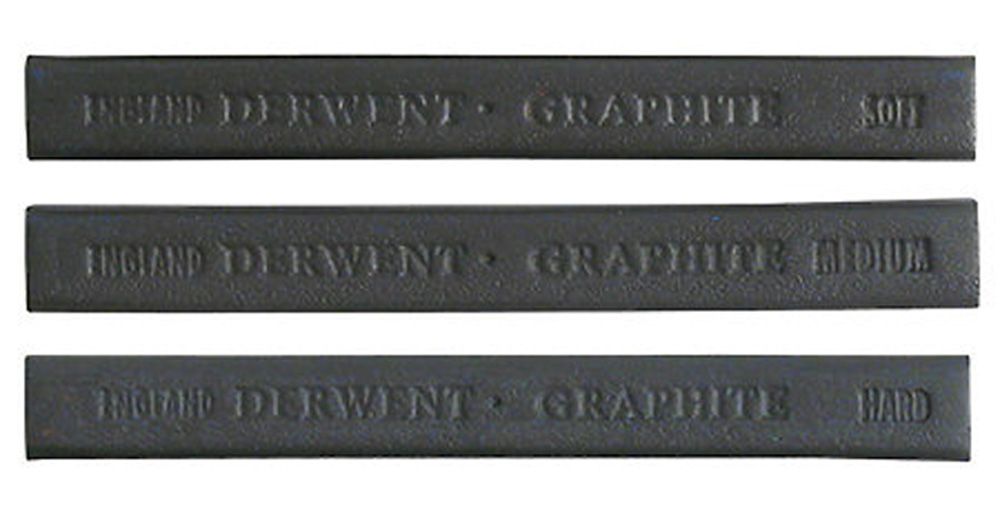 Derwent Natural Graphite Square Sticks