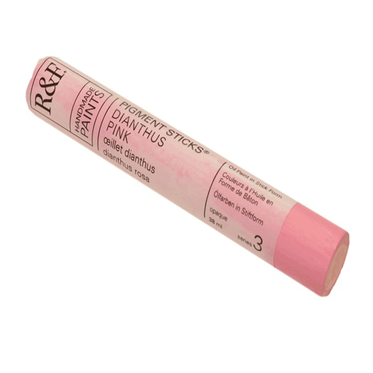 R&F Oil Pigment Stick, Dianthus Pink 38ml