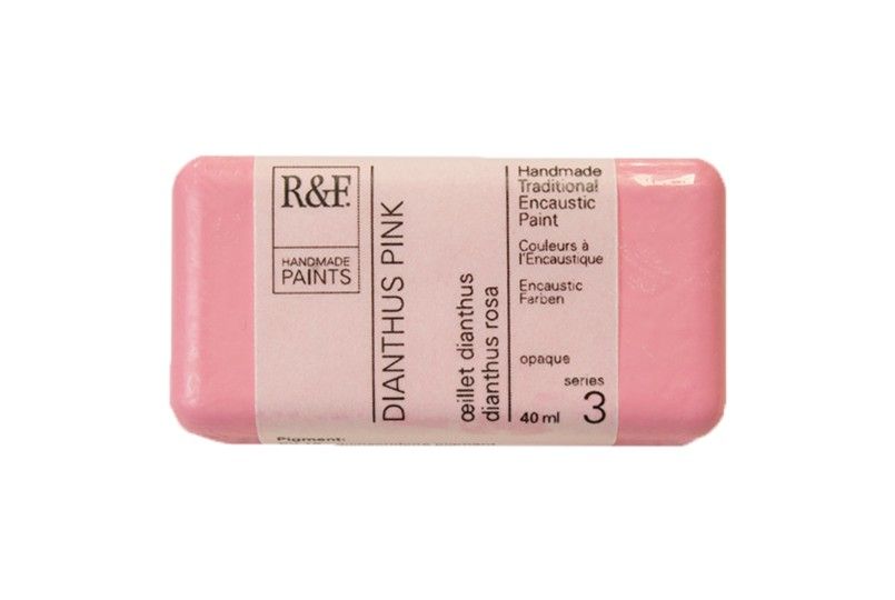 R&F Encaustic Block, Dianthus Pink 40ml