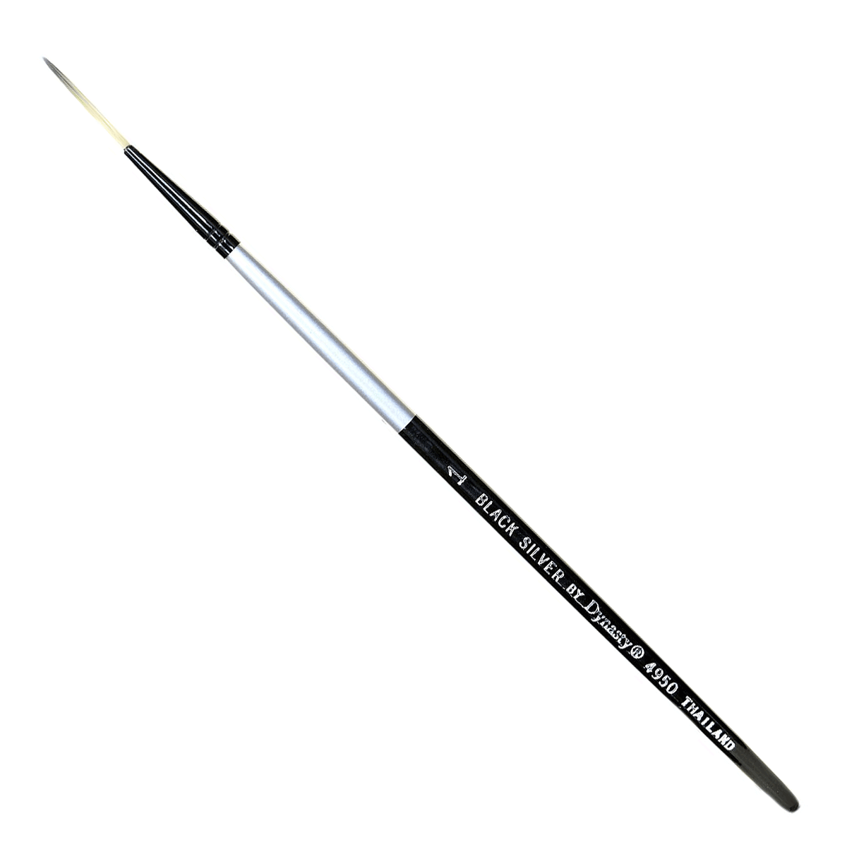 Dynasty Black Silver SH Brush - Long Liner #1