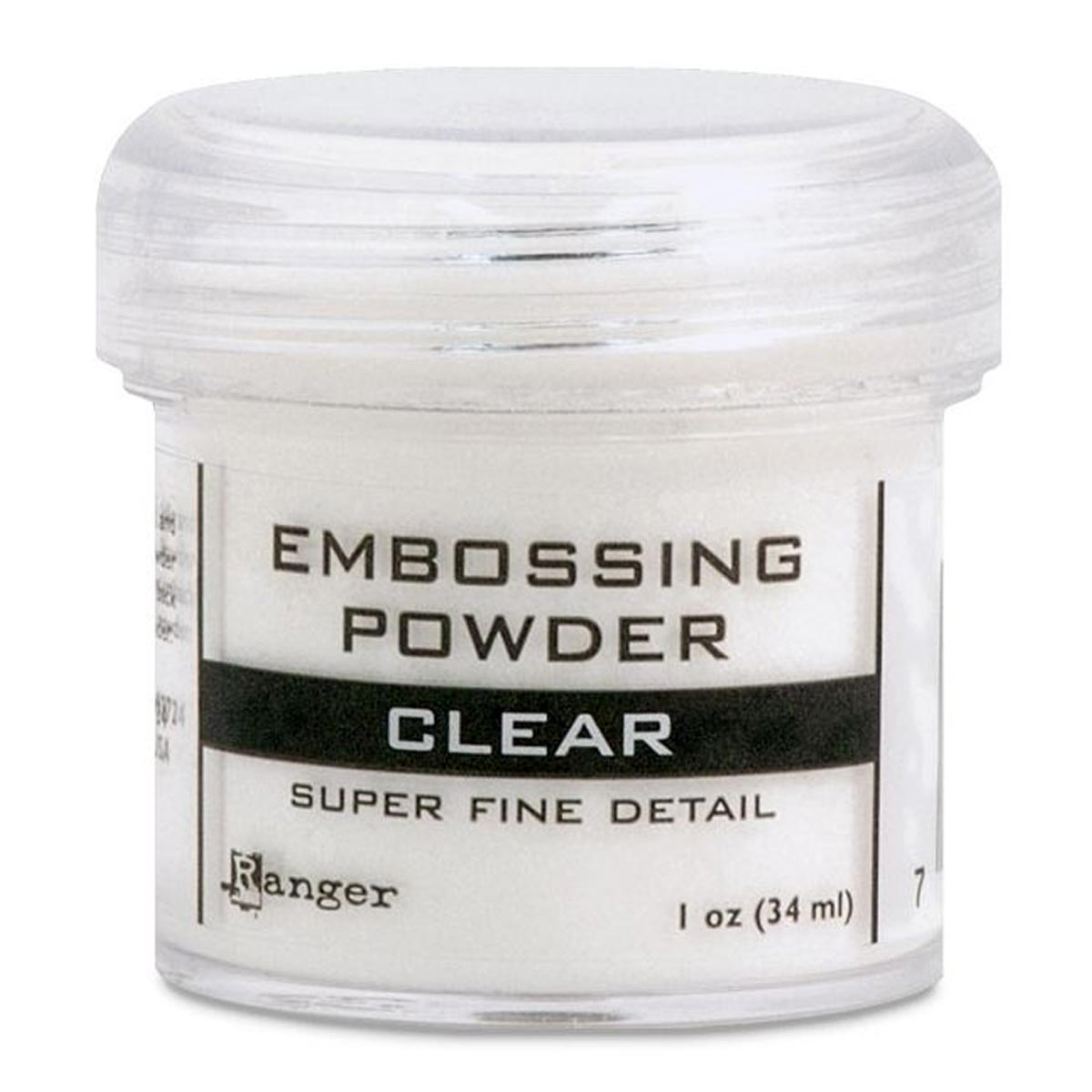 Ranger Embossing Powder Super Fine Clear 1 oz Jar