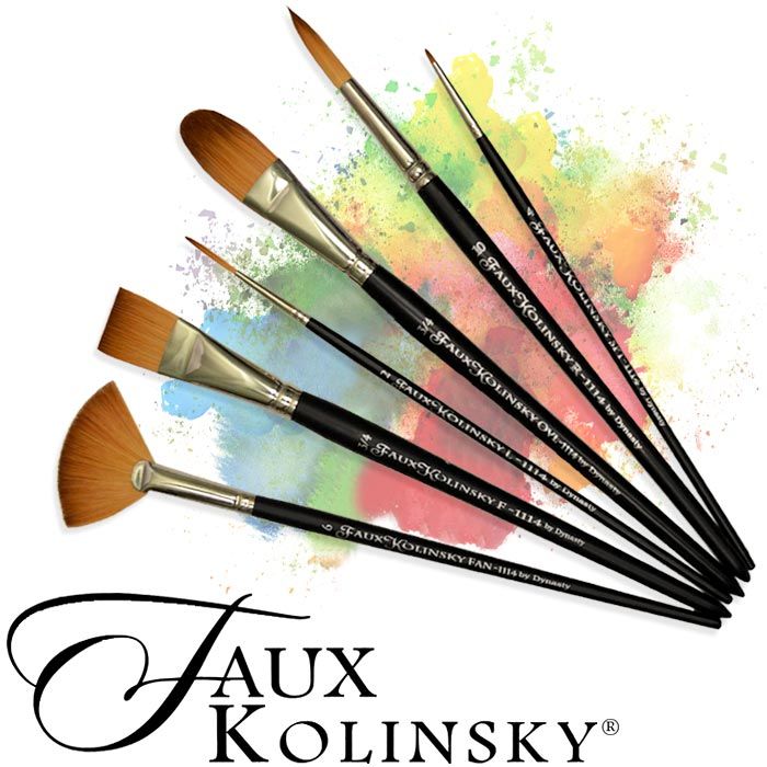 Dynasty Faux Kolinsky Series 1114 Brushes
