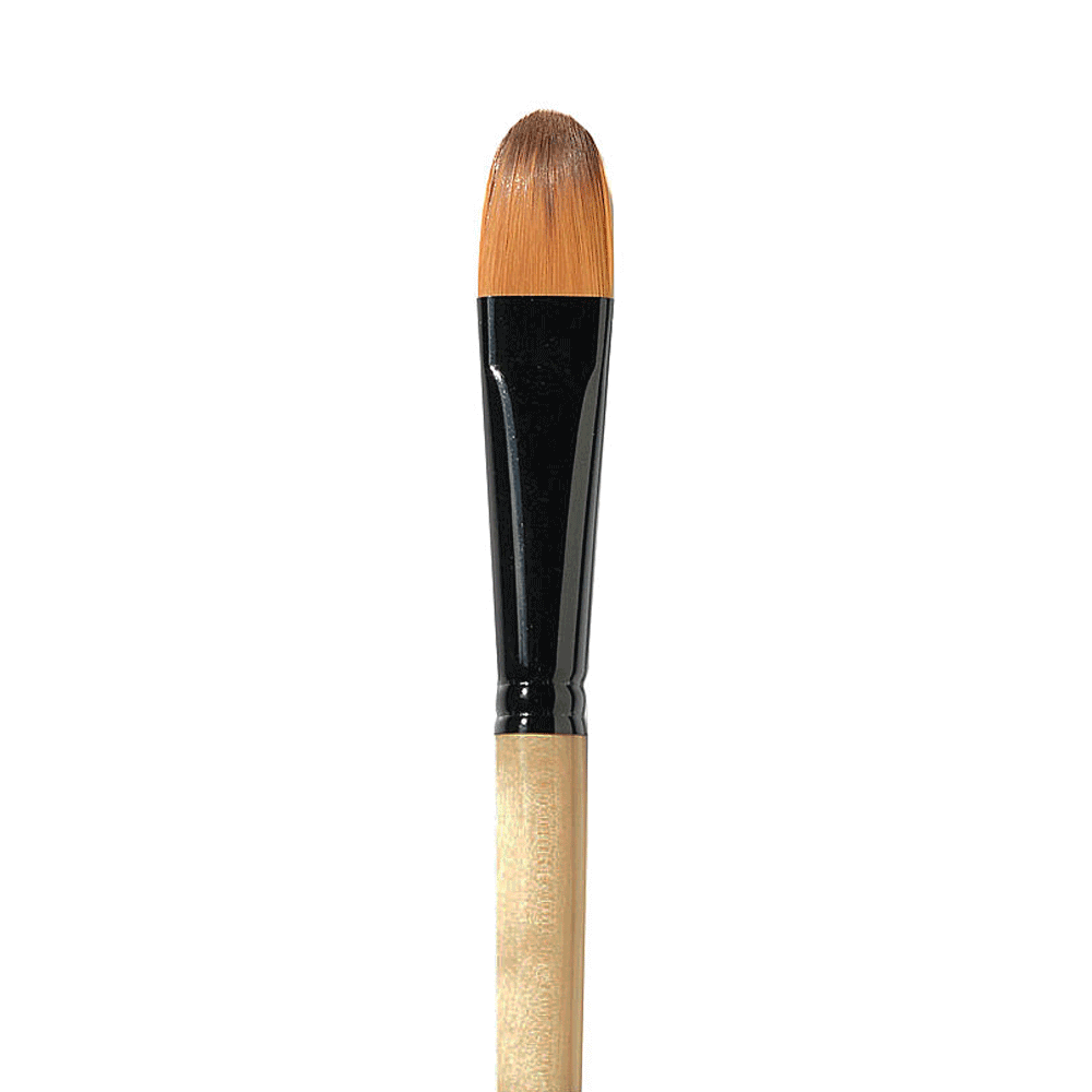 Dynasty Black Gold Short Handle Brush - Filbert 10