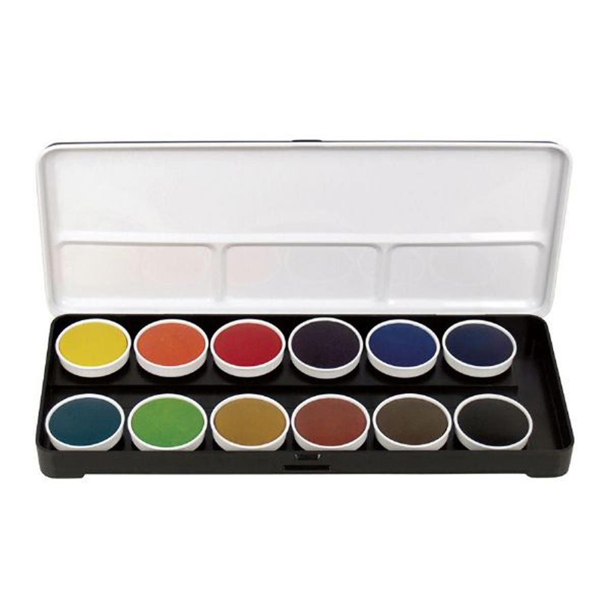 Finetec Watercolour Paint Transparent 12-Colour Set