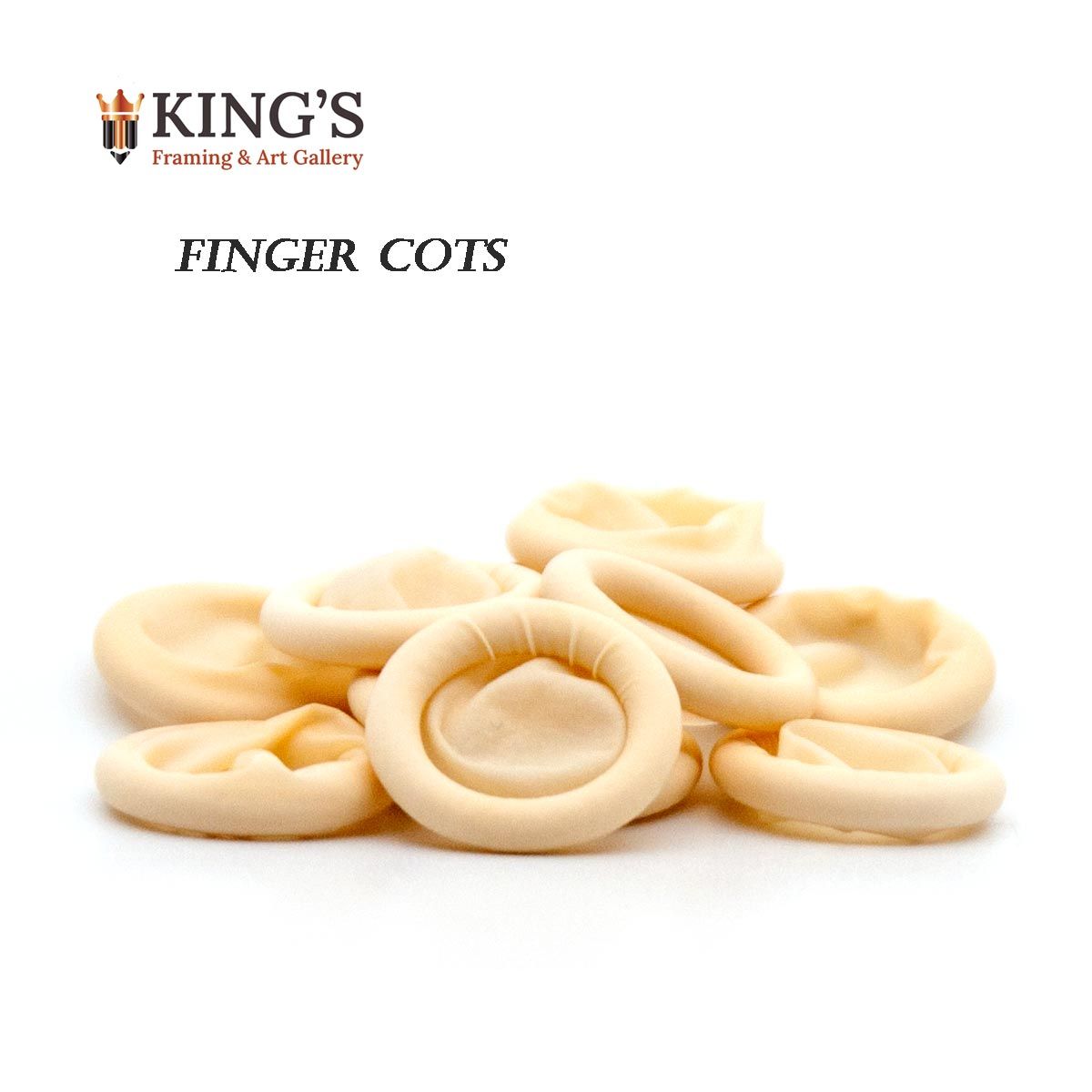 Finger Cots, Latex Powder Free - Medium, Pkg of 12