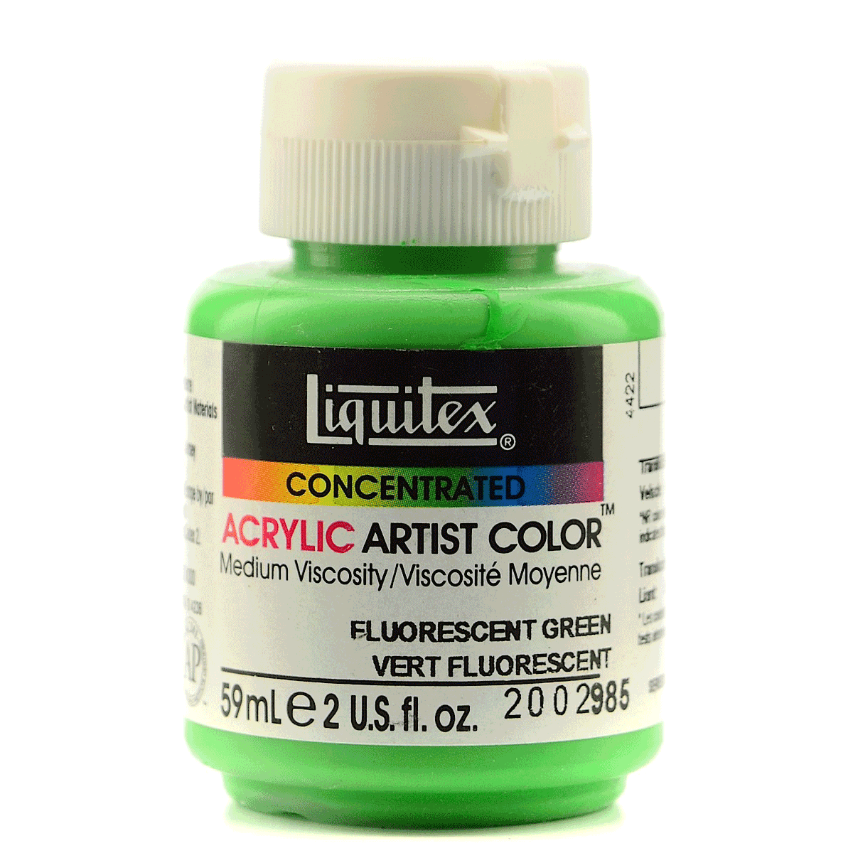 Liquitex Soft Body Acrylic - Fluorescent Green 2-oz