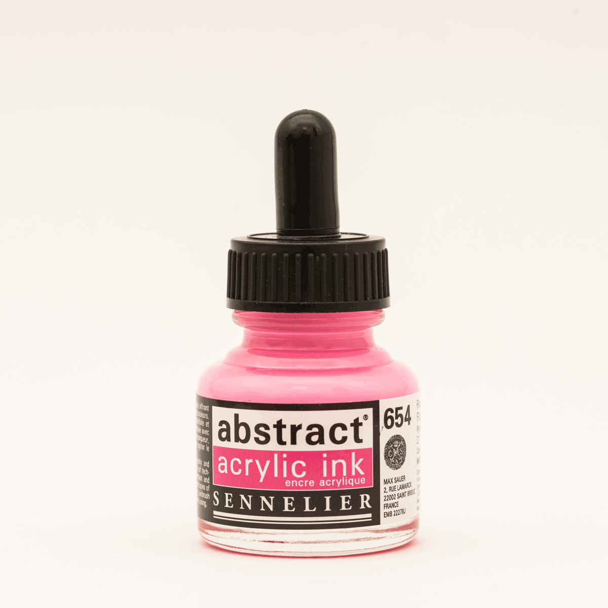 Abstract Acrylic Ink Fluorescent Pink 30 ml