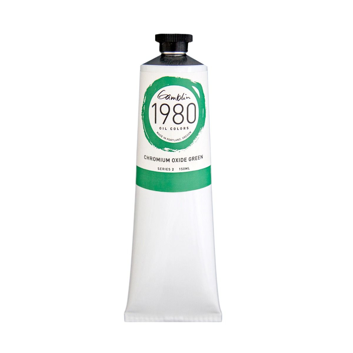 Gamblin 1980 Oils - Chromium Oxide Green, 150 ml (5.07oz)