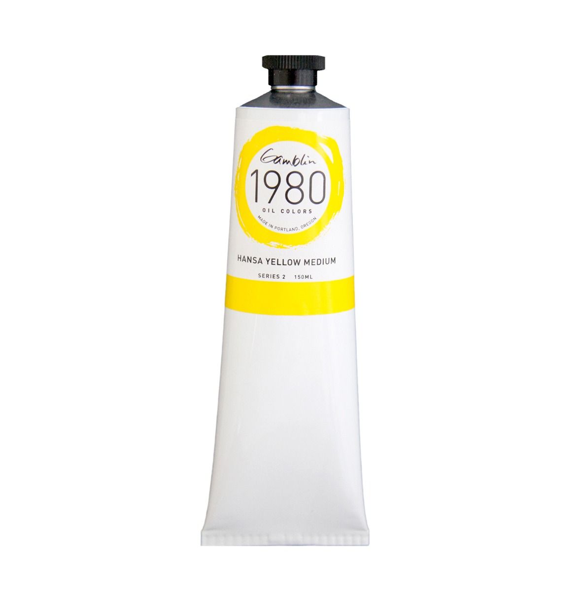 Gamblin 1980 Oils - Hansa Yellow Medium, 150 ml (5.07oz)