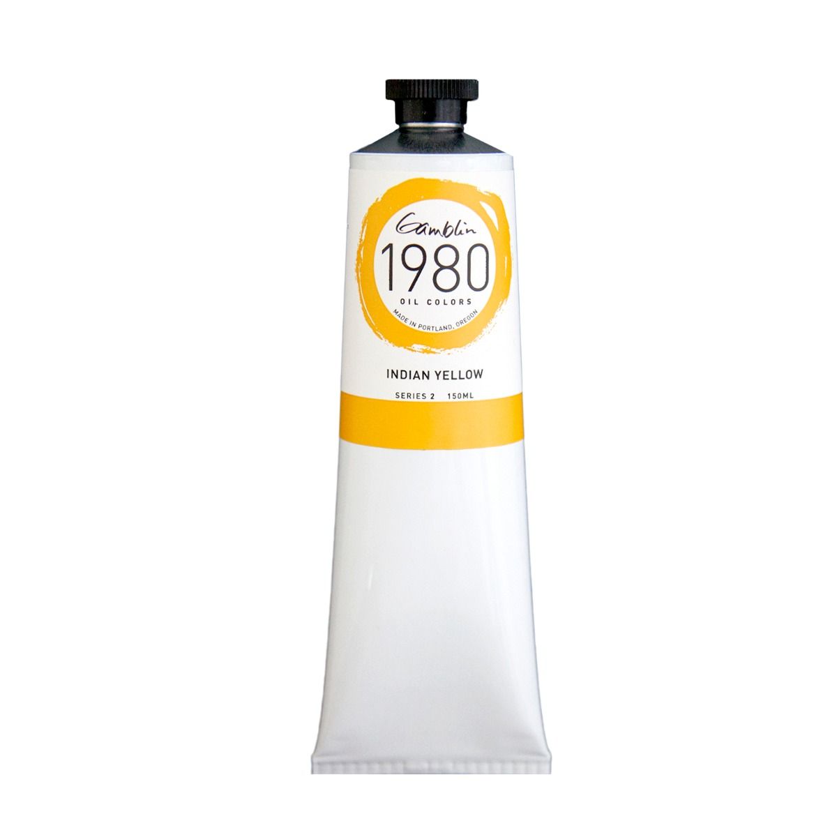 Gamblin 1980 Oils - Indian Yellow, 150 ml (5.07oz)