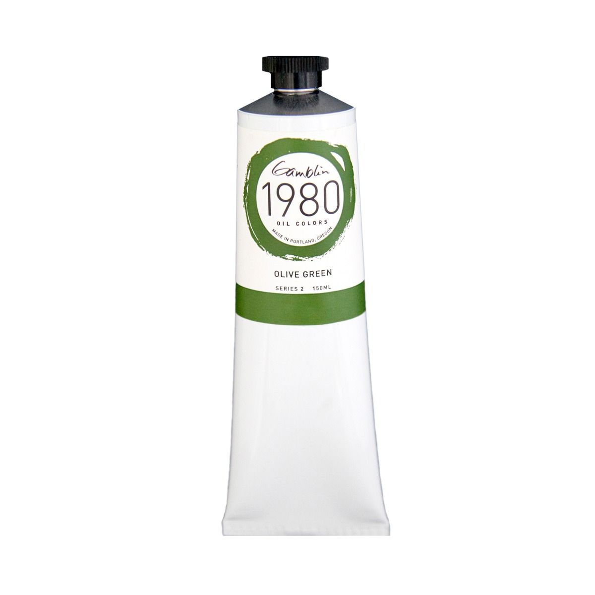 Gamblin 1980 Oils - Olive Green, 150 ml (5.07oz)