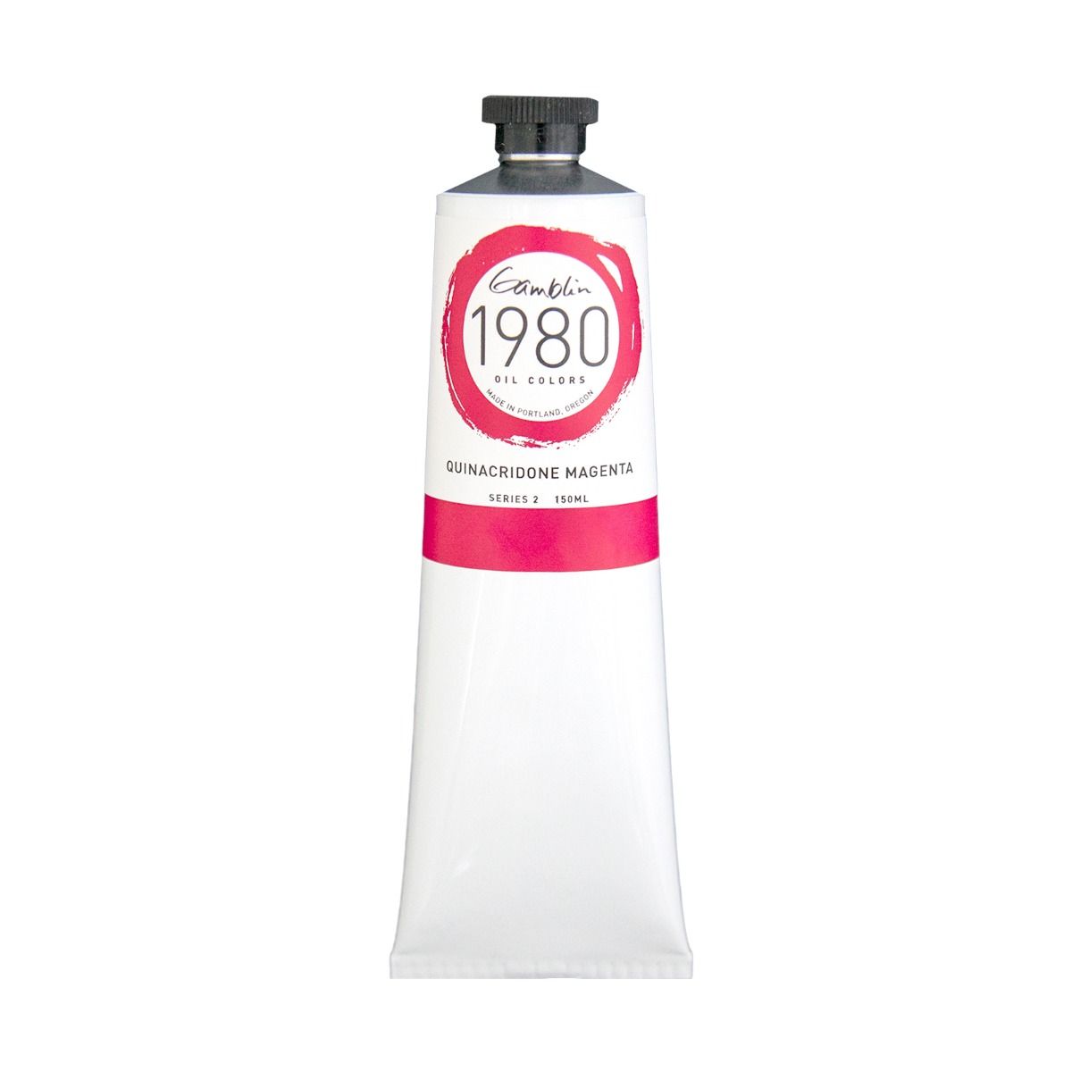 Gamblin 1980 Oils - Quinacridone Magenta, 150 ml (5.07oz)