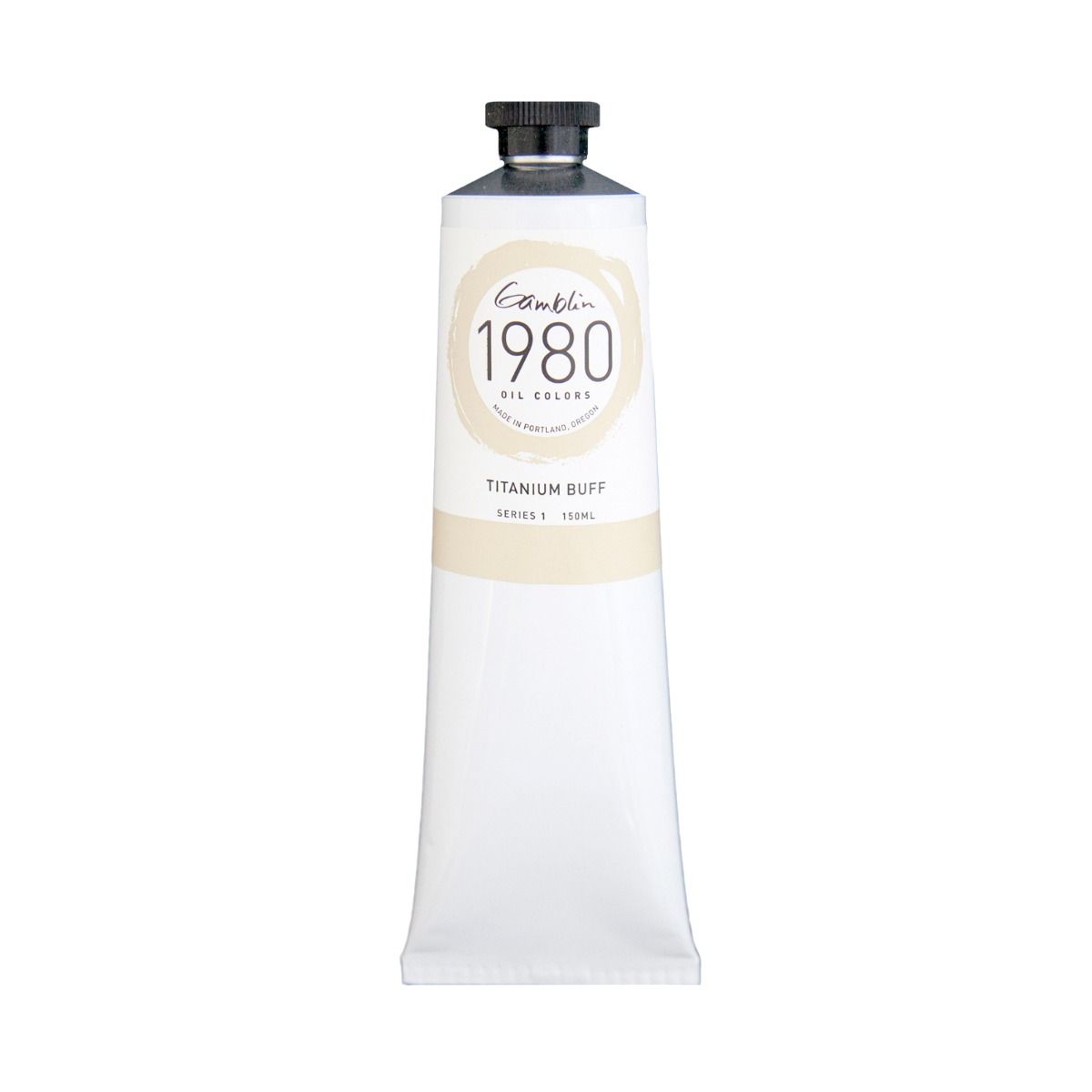 Gamblin 1980 Oils - Titanium Buff, 150 ml (5.07oz)