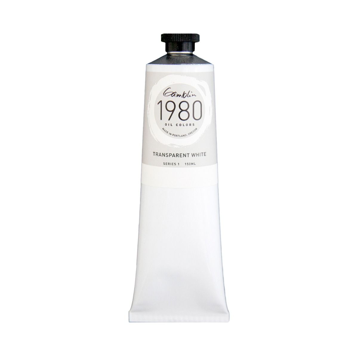 Gamblin 1980 Oils - Transparent White, 150 ml (5.07oz)