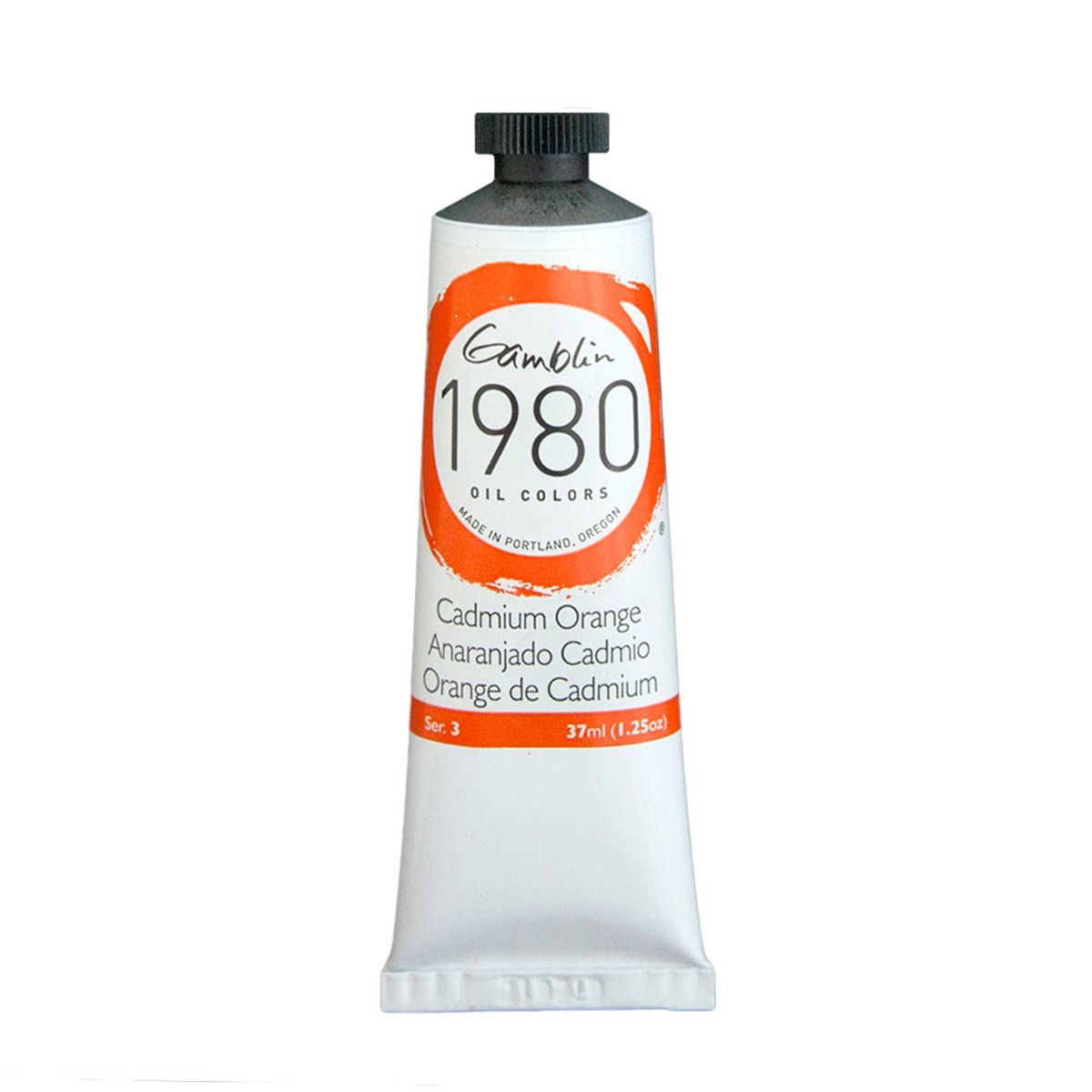 Gamblin 1980 Oils - Cadmium Orange, 37 ml (1.25oz)