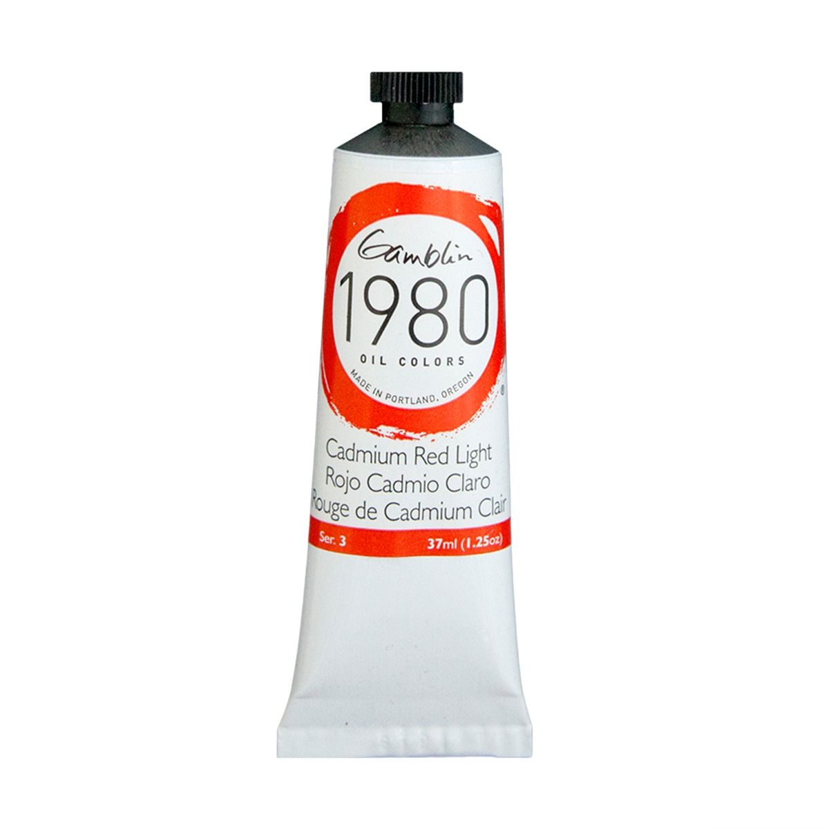 Gamblin 1980 Oils - Cadmium Red Light, 37 ml (1.25oz)