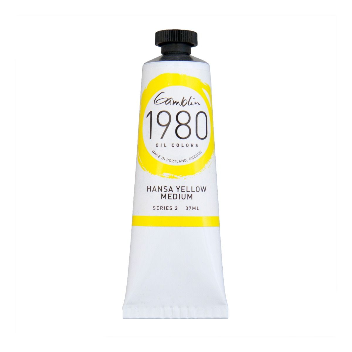 Gamblin 1980 Oils - Hansa Yellow Medium, 37 ml (1.25oz)