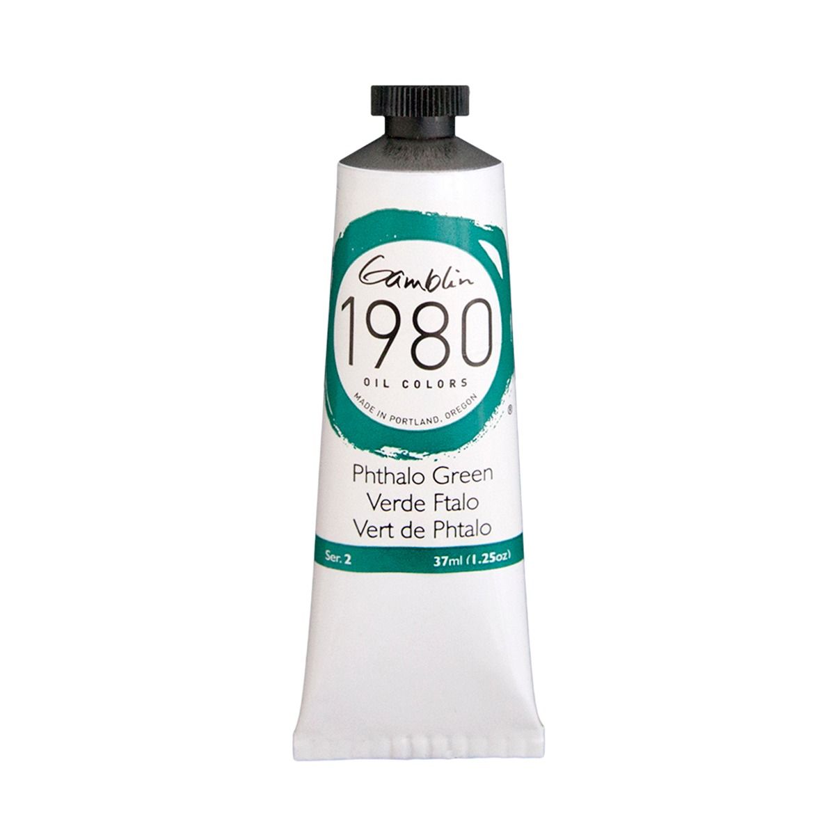 Gamblin 1980 Oils - Phthalo Green, 37 ml (1.25oz)