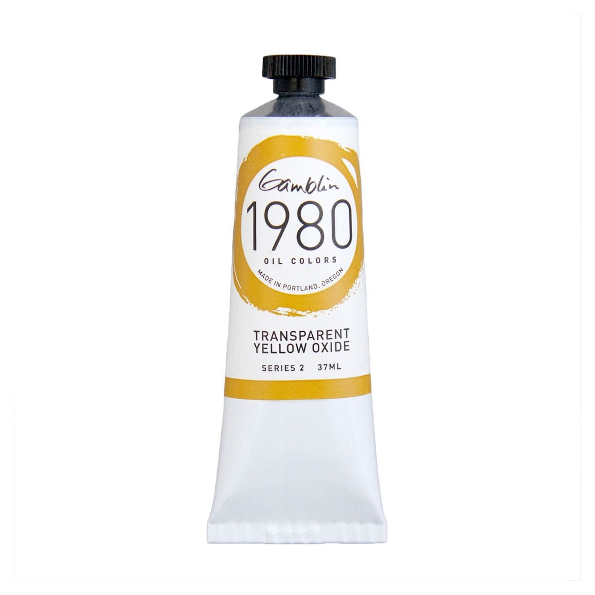 Gamblin 1980 Oils - Transparent Yellow Oxide, 37 ml (1.25oz)