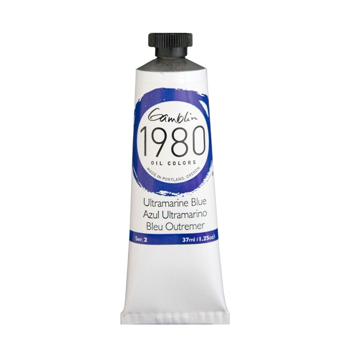 Gamblin 1980 Oils - Ultramarine Blue, 37 ml (1.25oz)