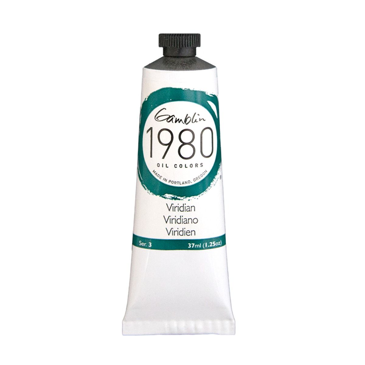 Gamblin 1980 Oils - Viridian, 37 ml (1.25oz)