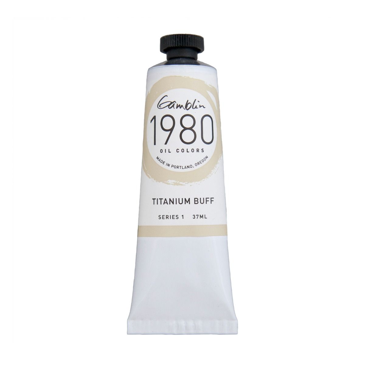 Gamblin 1980 Oils - Titanium Buff, 37 ml (1.25oz)