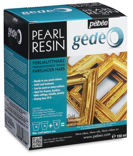 Pébéo Pearl Resin Kit - Gold 150 ml
