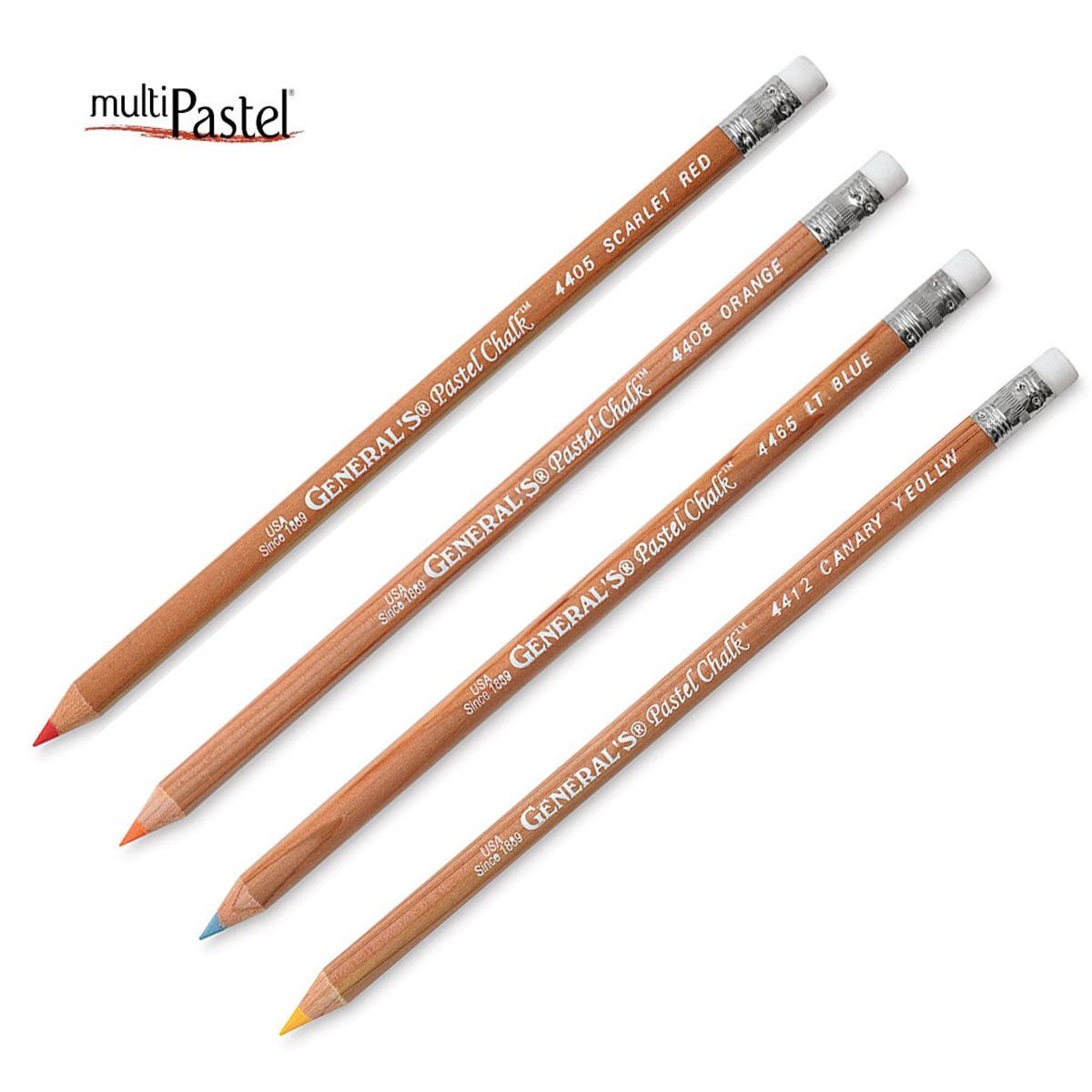 General’s Multi-Pastel Chalk Pencil Open Stock