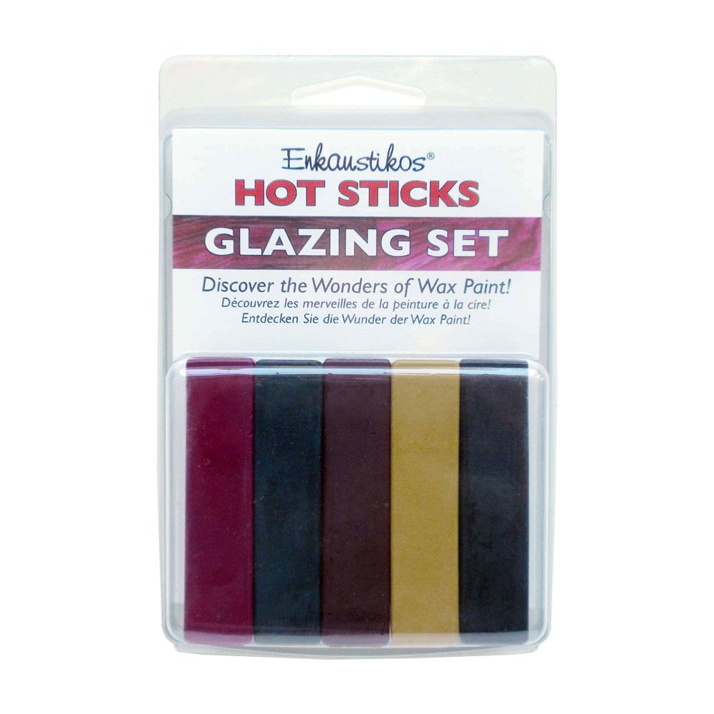 Enkaustikos Glazing Hot Sticks Set of 5