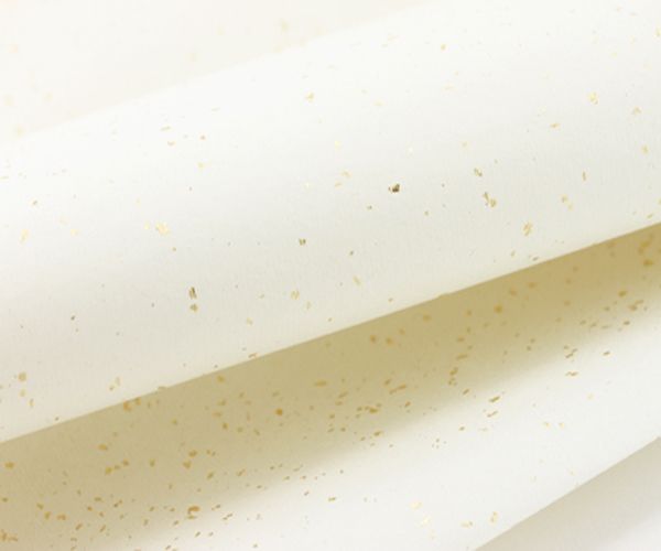 Sumi Hand Made Sprinkle Gold Roll 13" x 52" - 10 Sheets