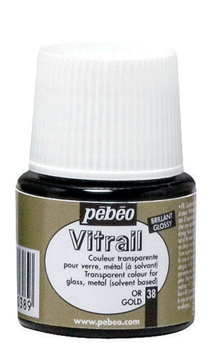 Pebeo Vitrail Transparent Gold 45 ml