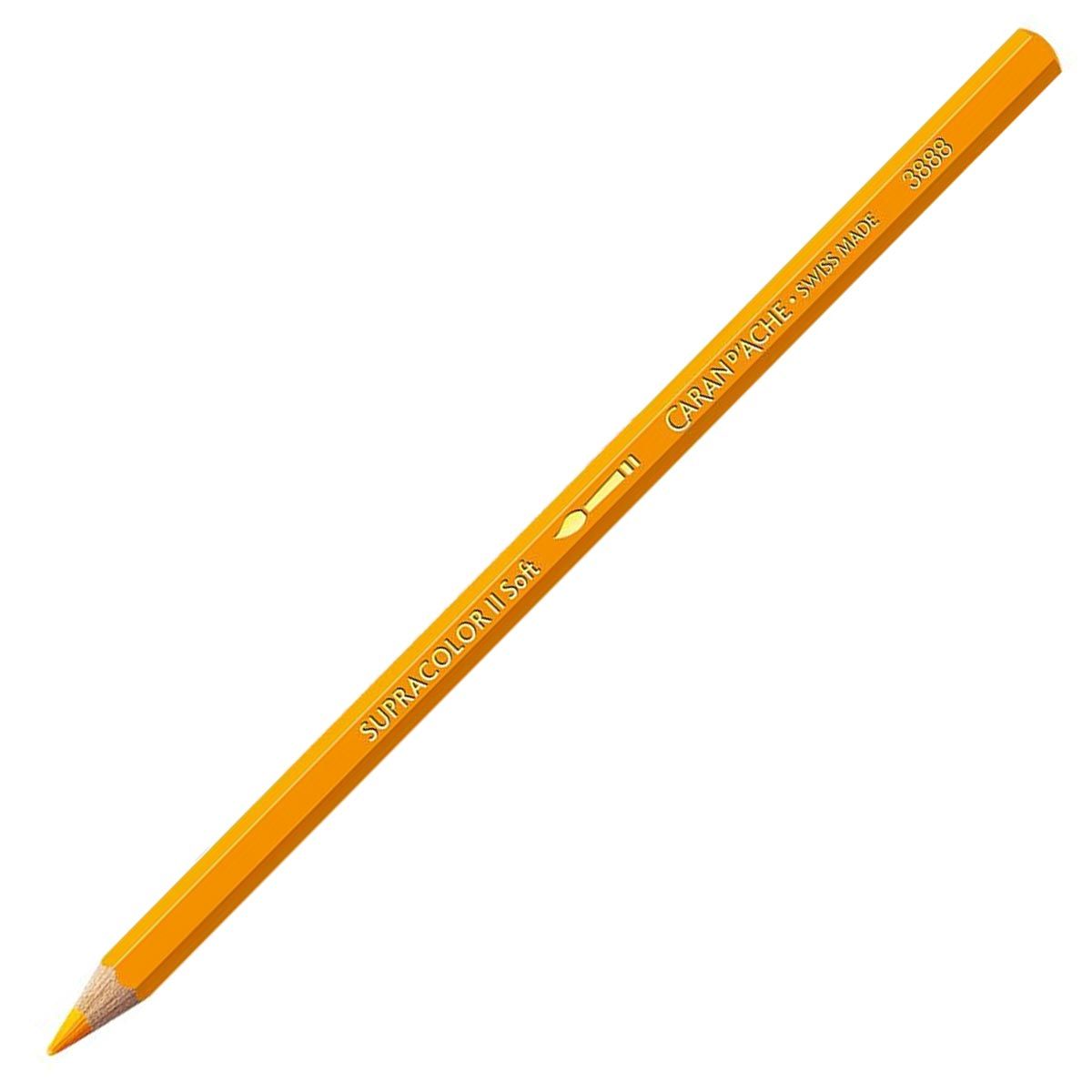 Caran d'Ache Supracolor ll Soft Aquarelle Pencil - Golden Yellow 020