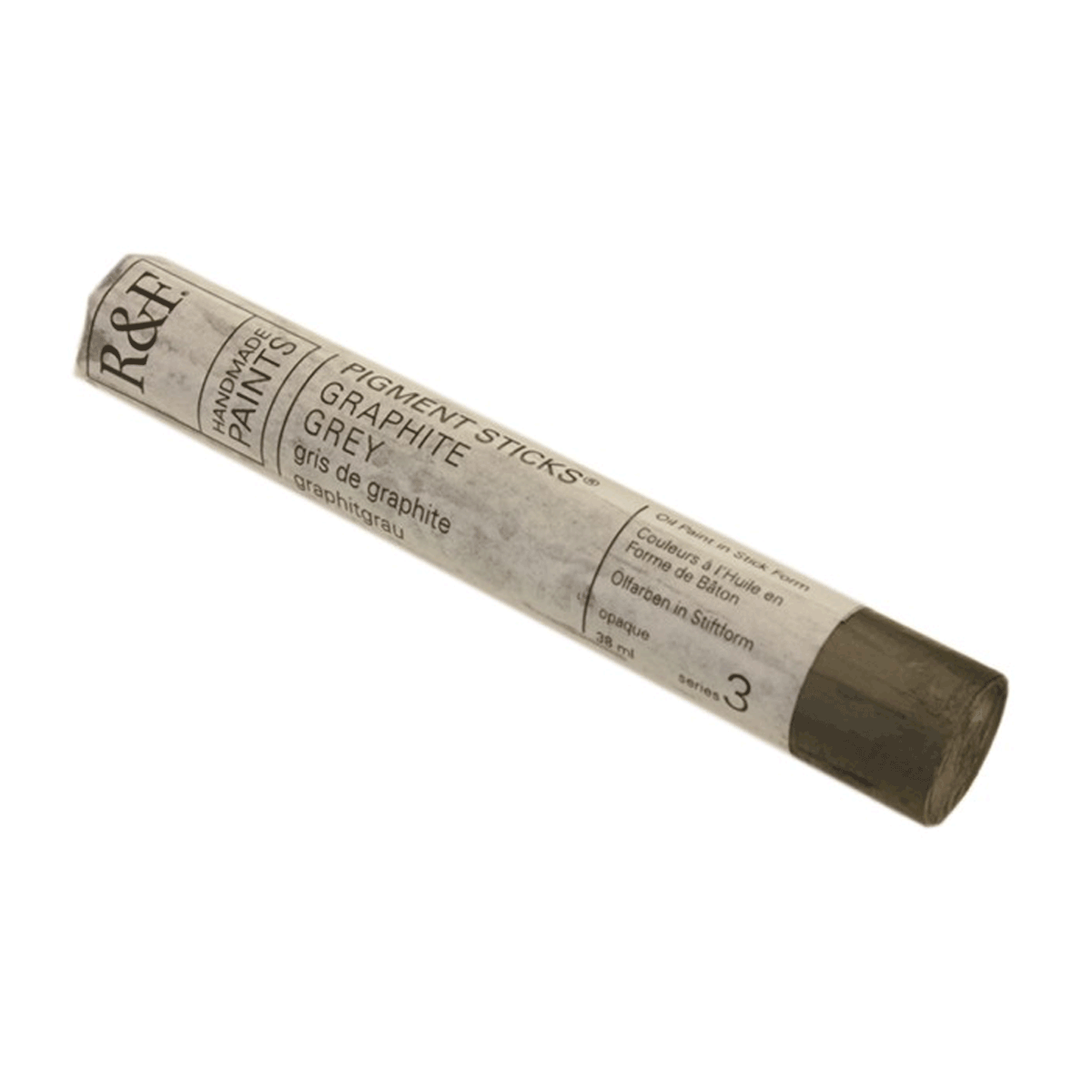 R&F Oil Pigment Stick, Graphite Grey 38ml