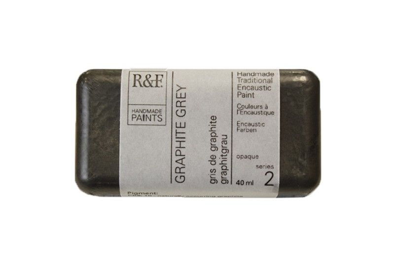 R&F Encaustic Block, Graphite Grey 40ml