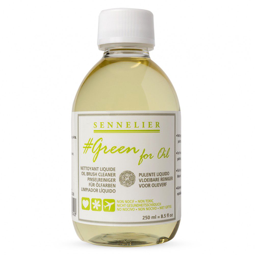 Sennelier Green for Oil Solvent-Free Brush Cleaner 250ml/8.50oz.