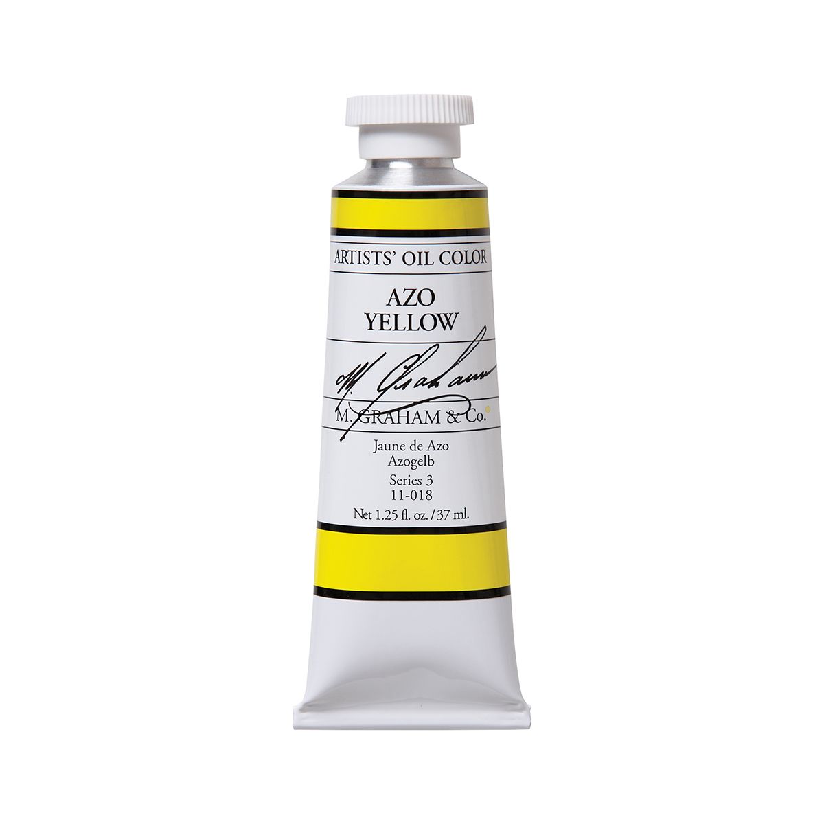 M Graham Oil Paint - Azo Yellow 37 ml