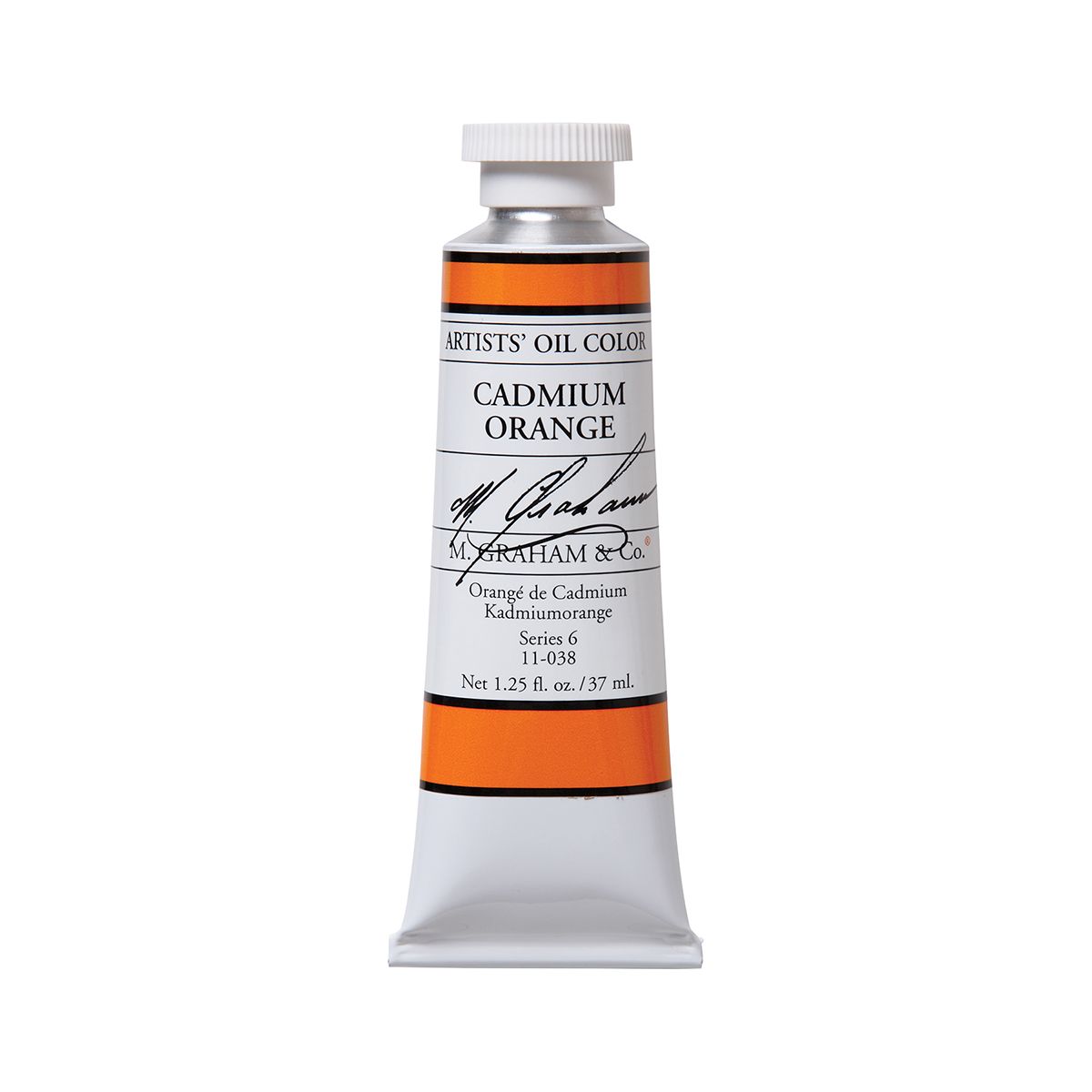 M Graham Oil Paint - Cadmium Orange 37 ml